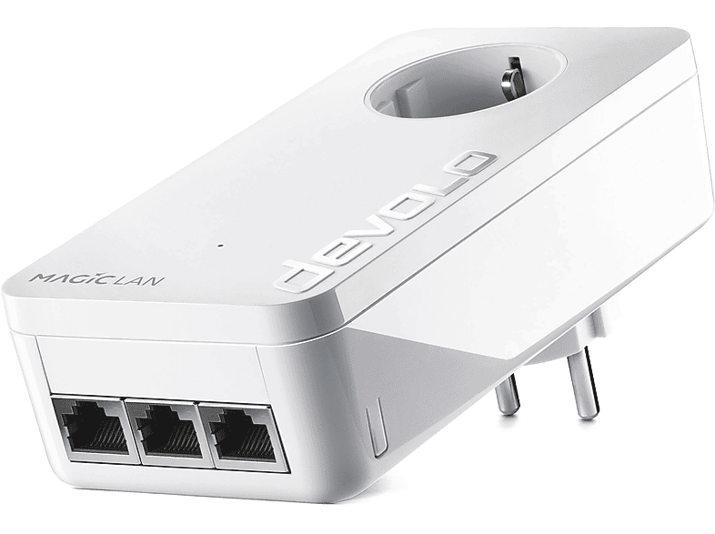 DEVOLO Mbit/s Adapter 8502 Powerline 2400 2 TRIPLE LAN MAGIC kabelgebunden