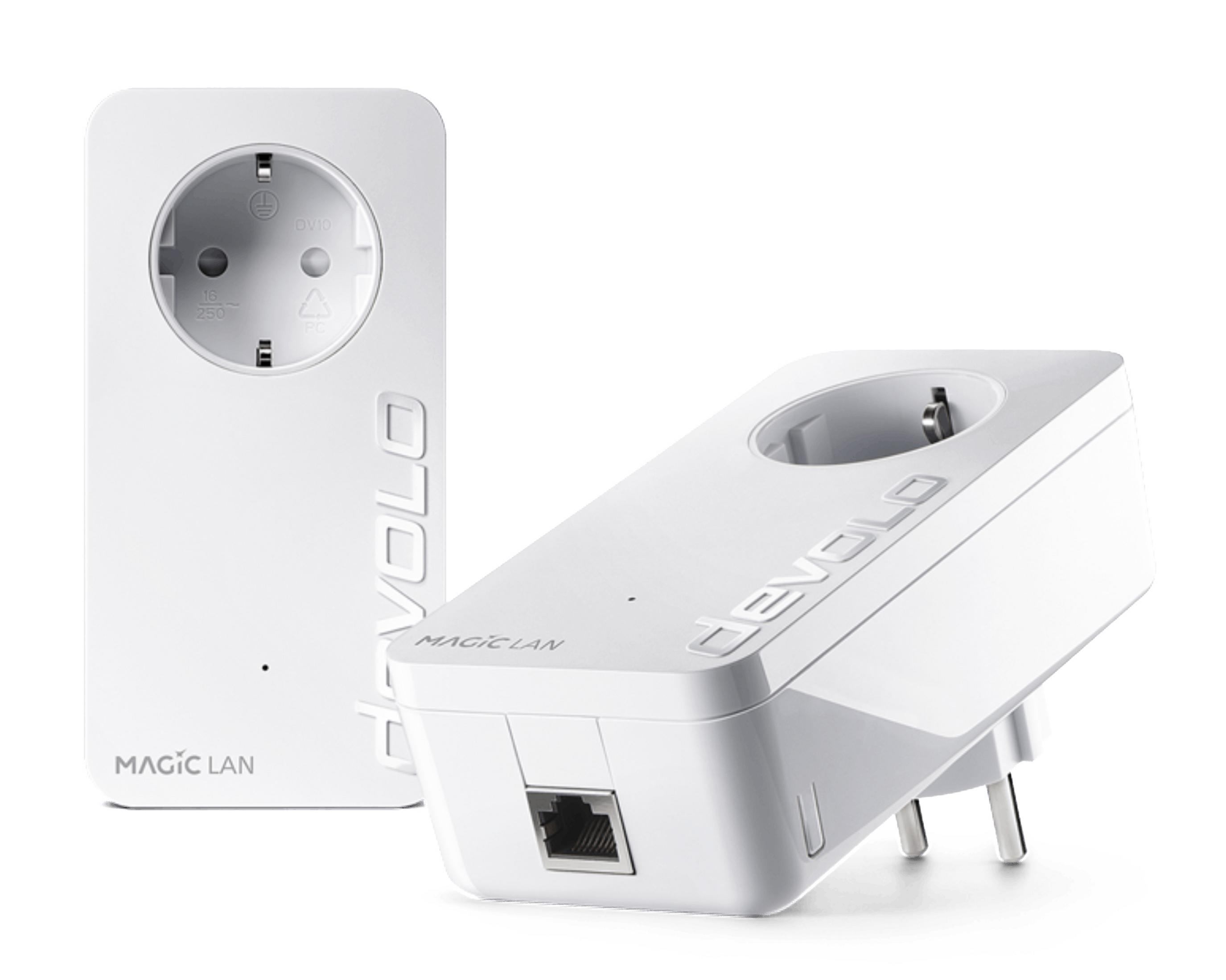 DEVOLO kabelgebunden Adapter 8260 LAN 2400 Mbit/s MAGIC Powerline 2 1-1-2