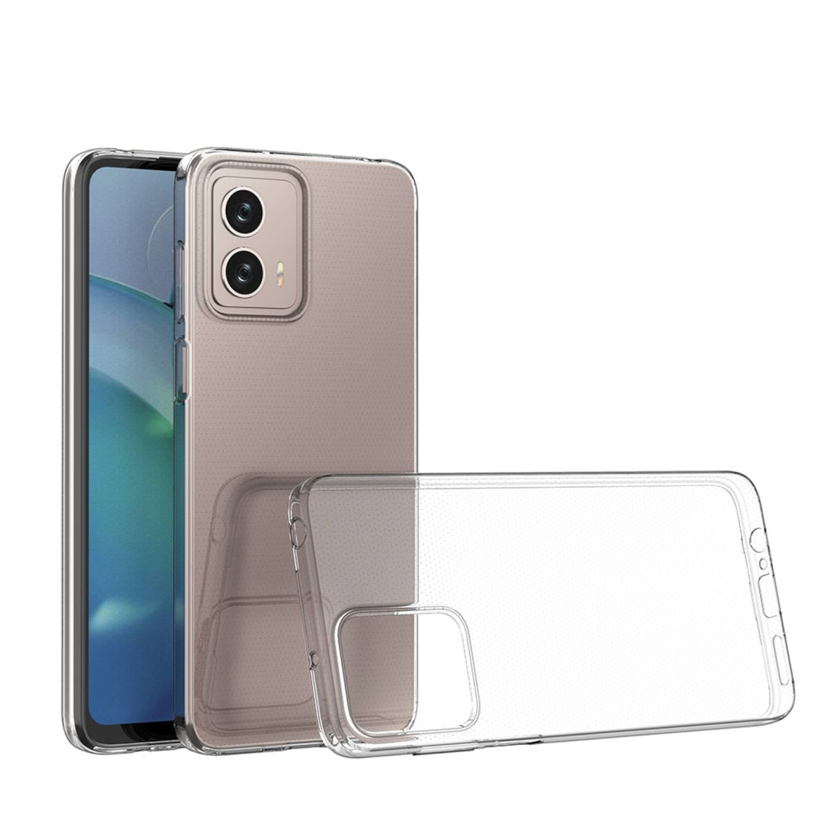 Moto WIGENTO Transparent TPU Backcover, G23, dünn, Schutz Motorola, Silikon