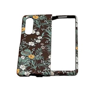 XIAOMI Design Muster Motiv Hülle, Flip Cover, Samsung, Samsung Galaxy Z Fold4, Gardenie