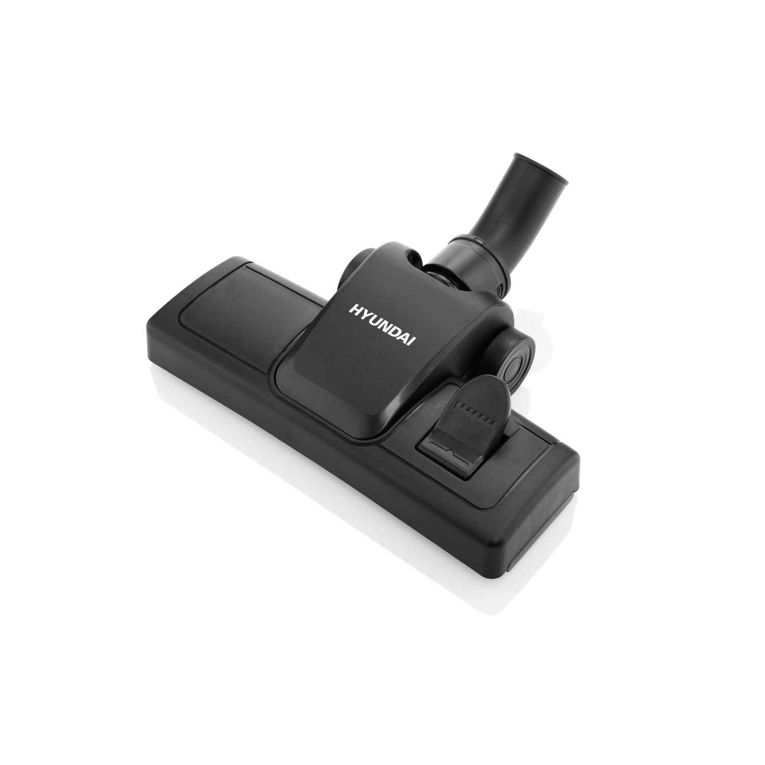 Czarna głowica odkurzacza z napisem 'HYUNDAI'. Białe tło.