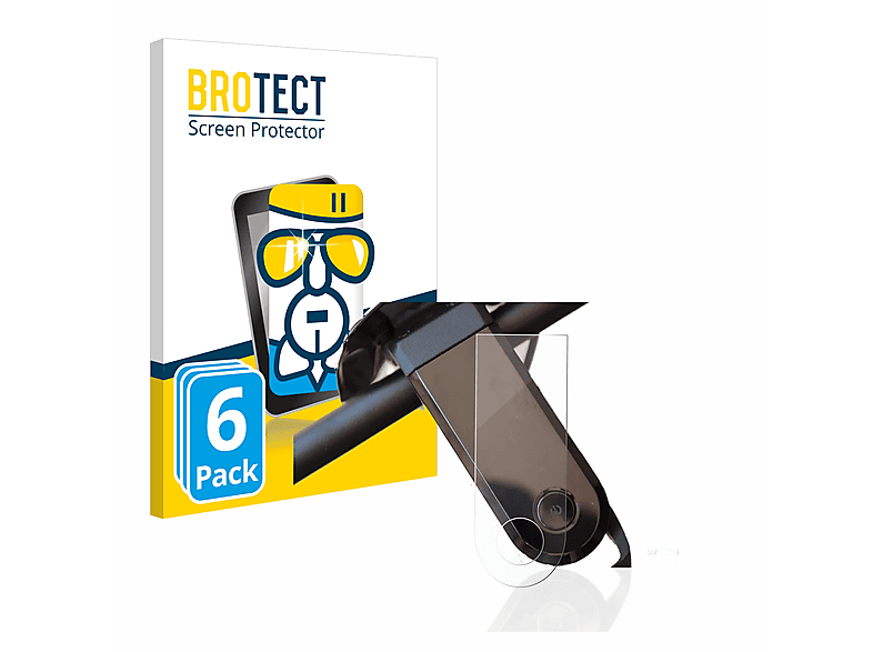 BROTECT 6x Airglass klare Schutzfolie(für NIU KQi3 Sport)