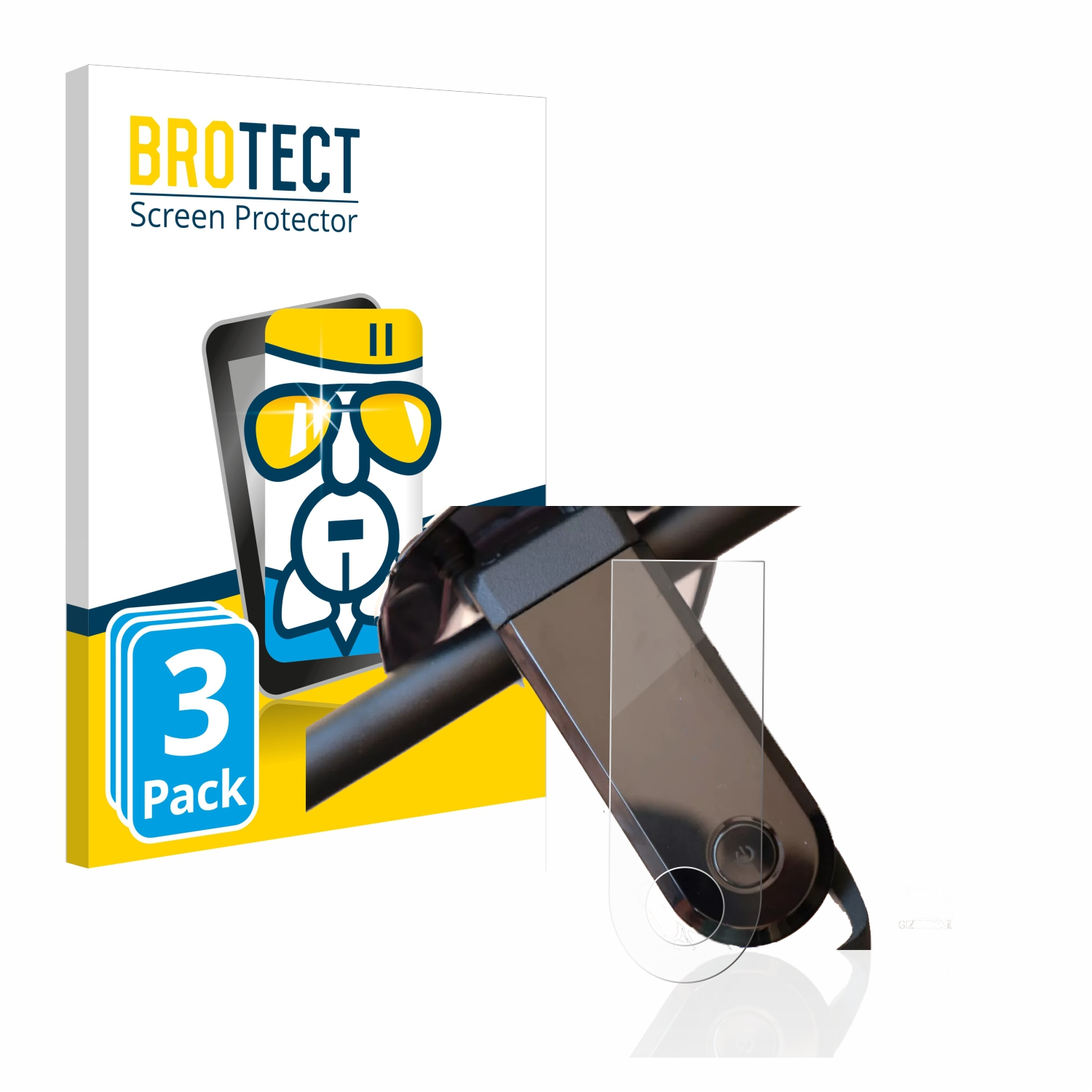 BROTECT 3x Airglass klare Sport) Schutzfolie(für KQi3 NIU