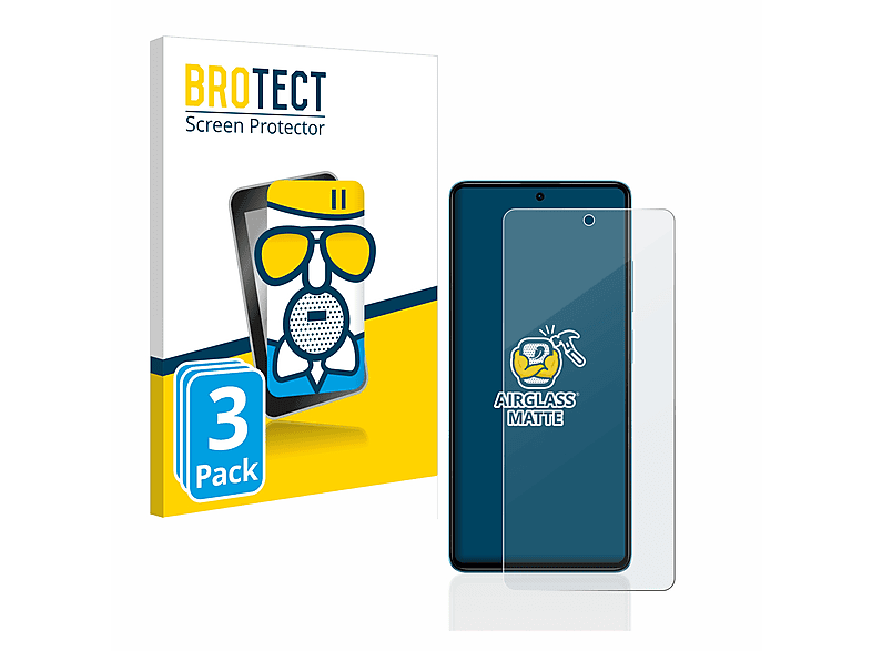 BROTECT 3x Airglass matte Poco Xiaomi F5) Schutzfolie(für