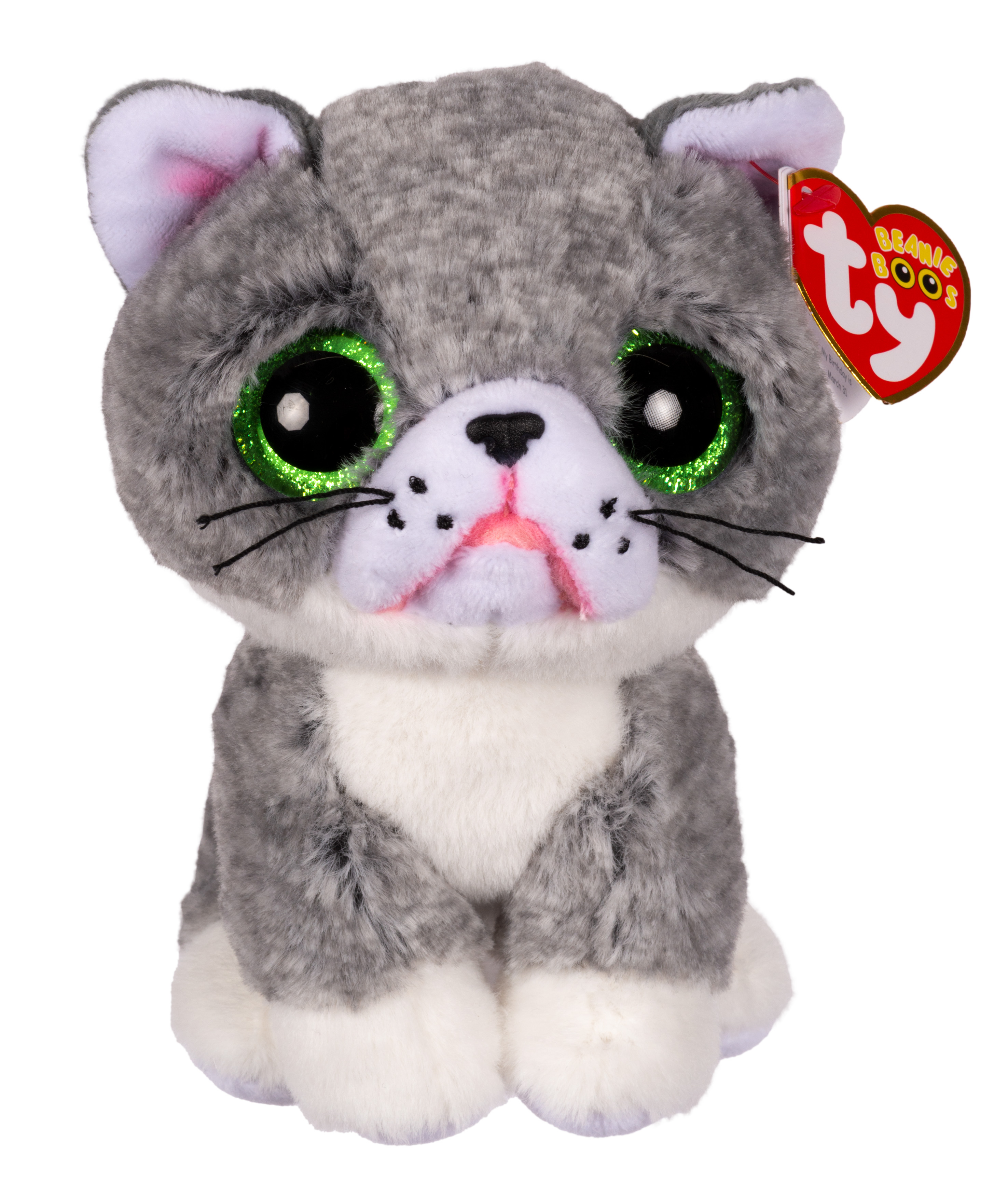 Ty TY Boo Beanie Fergus 15 - cm Plüschfigur Katze