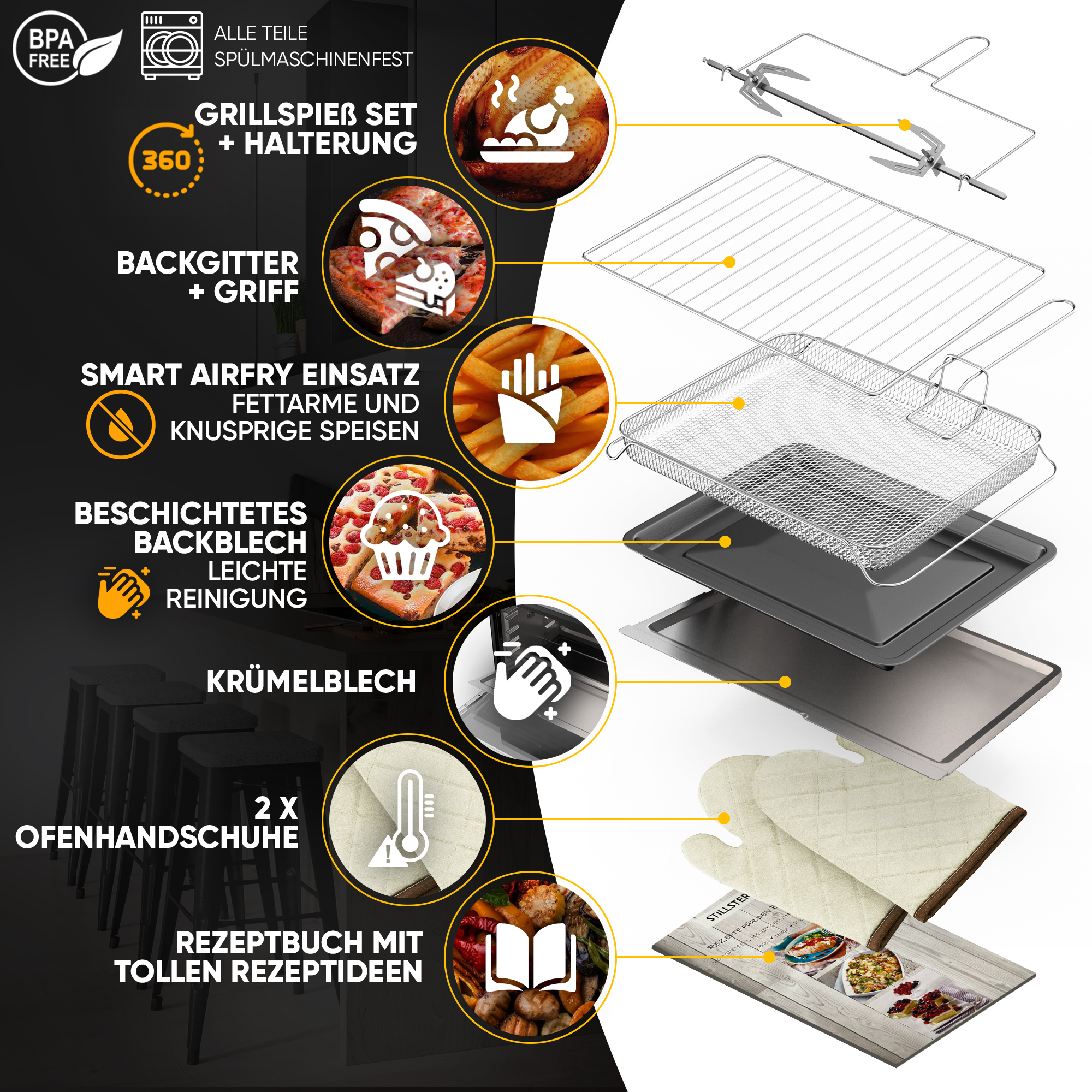 Minibackofen 2G STILLSTERN MB45-KP