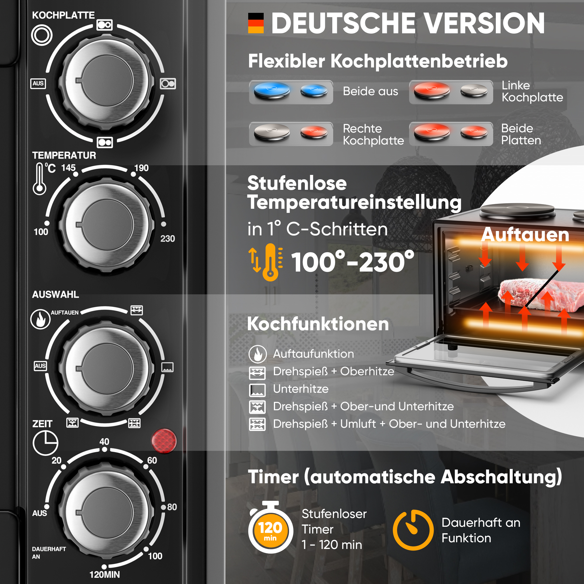 STILLSTERN MB45-KP 2G Minibackofen