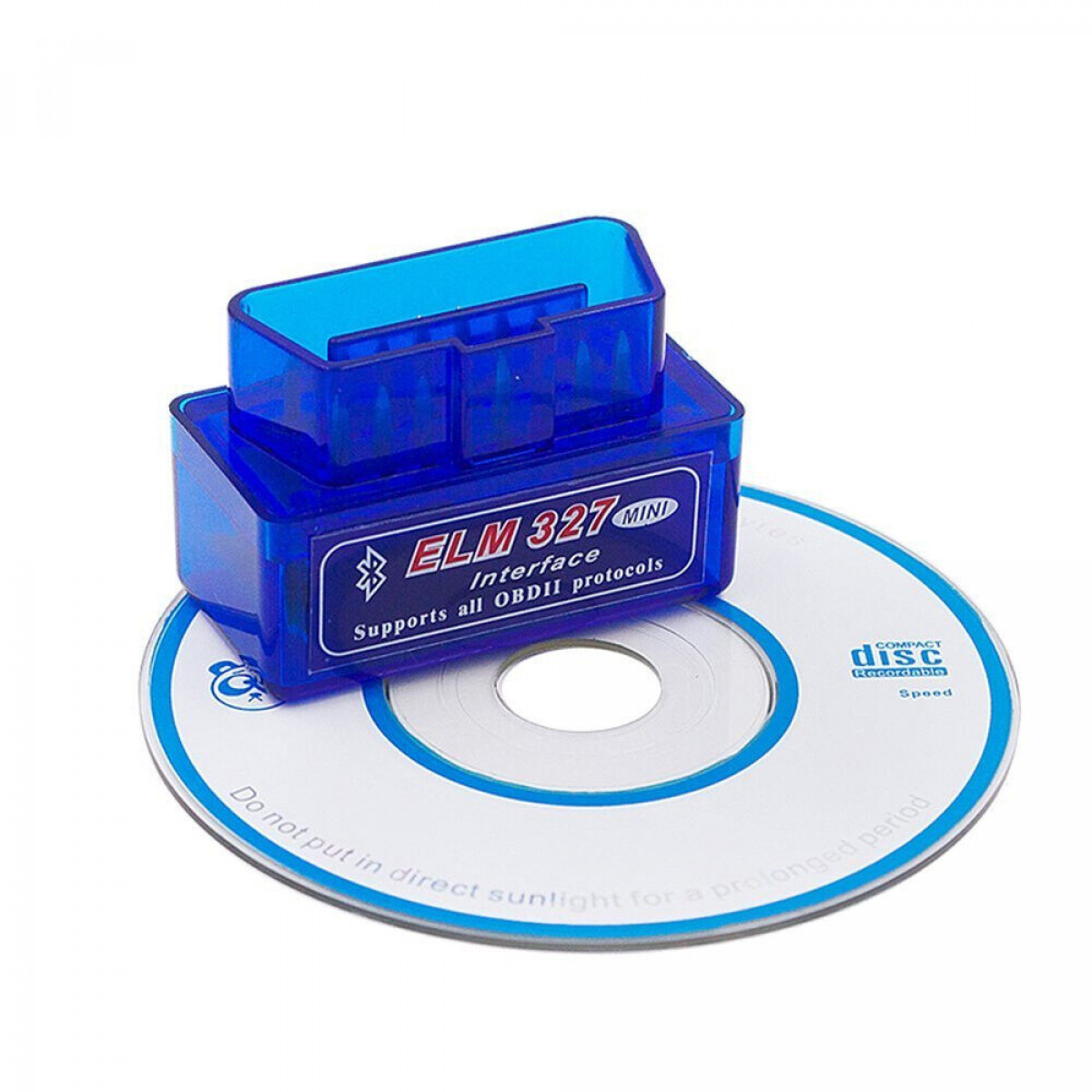 INF Blue Auto-Fehlerdiagnoseinstrument Diagnosegerät, OBDII Core Shell B02-KD Blau Red