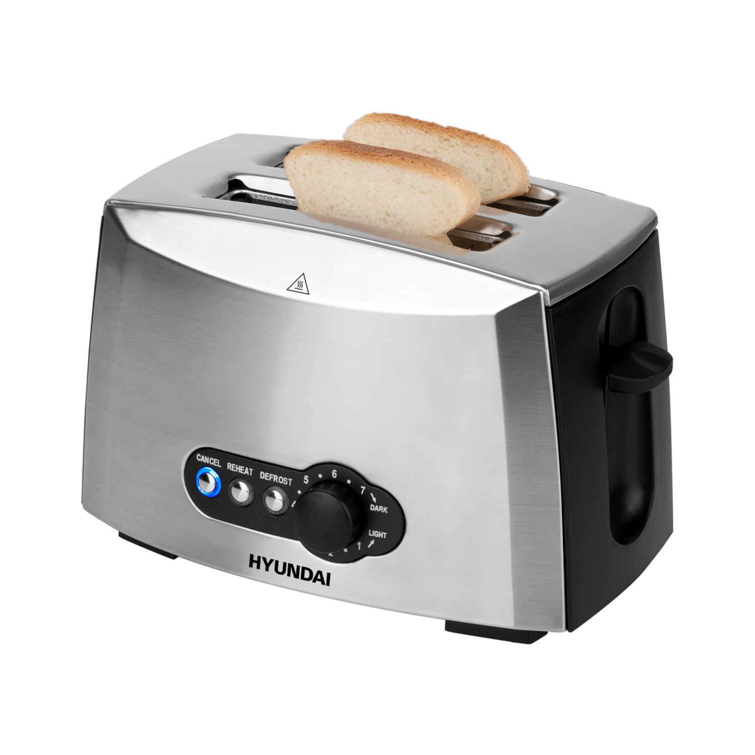 HYUNDAI TO Toaster Silber (900 307 SS 2) Schlitze: Watt
