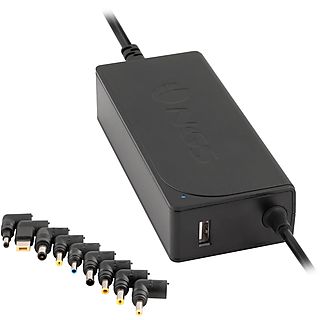 Cargador universal para portátil - NGS 90W Auto, Negro