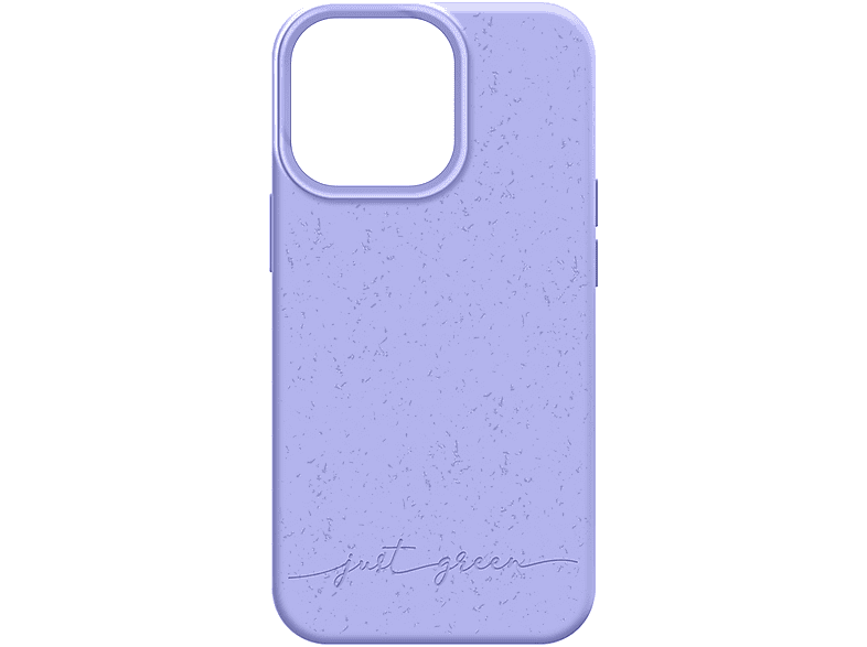 biologisch 13 JUST Handyhülle Apple, Series, abbaubare Violett GREEN Backcover, 100% Pro, iPhone