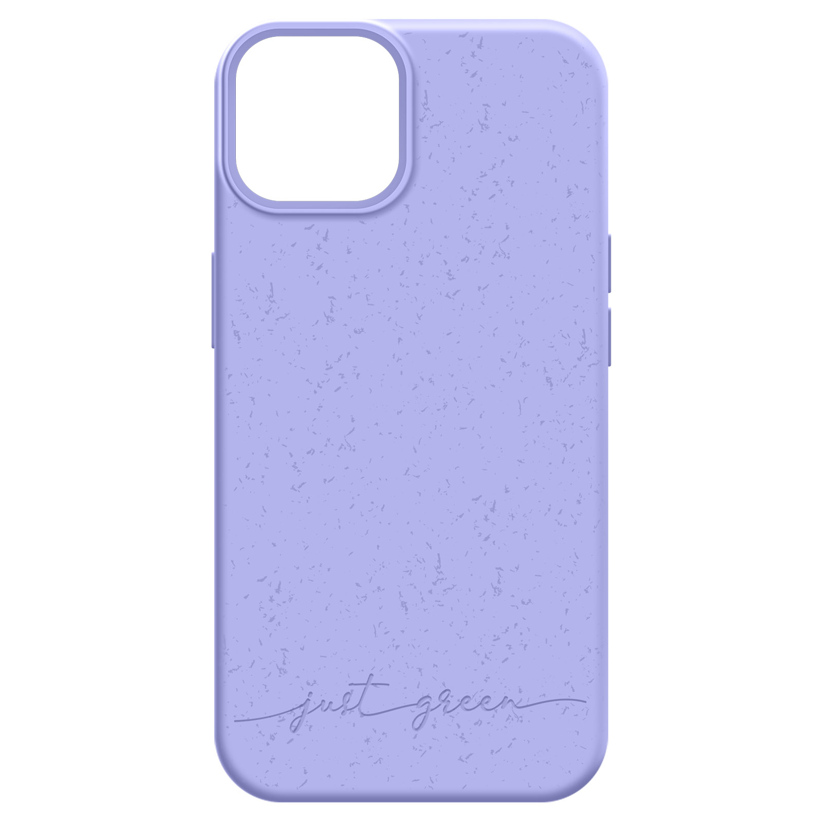 Backcover, Violett 100% Apple, 13, abbaubare Series, biologisch iPhone JUST GREEN Handyhülle
