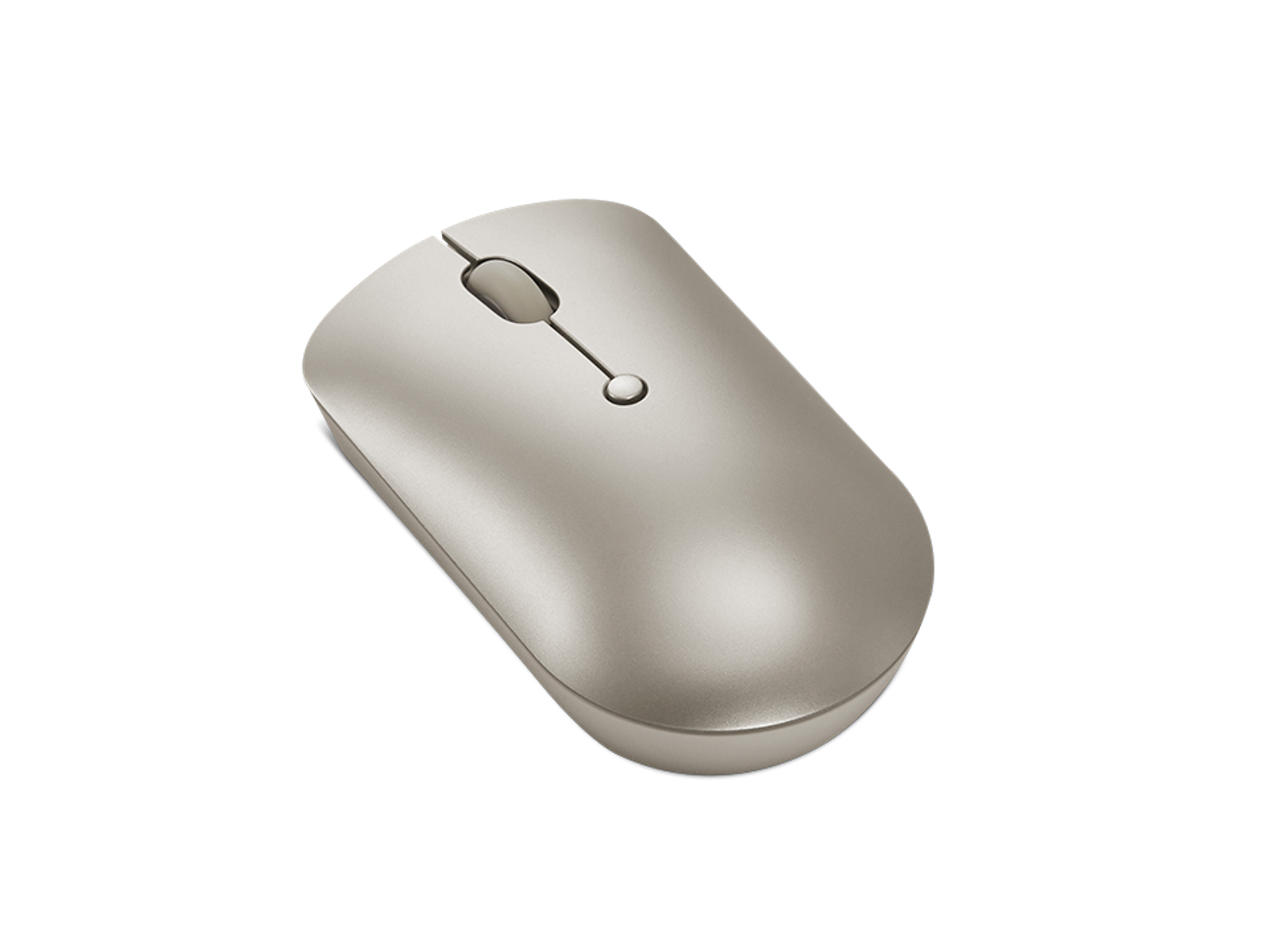 Srebrna mysz komputerowa na czarnym tle. Ma kółko przewijania i przycisk.