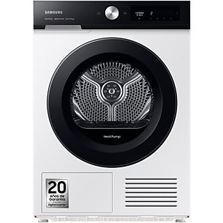 Secadora - SAMSUNG DV90BB5245AES3, Bomba de calor, 9 kg, 17 programas, Blanco