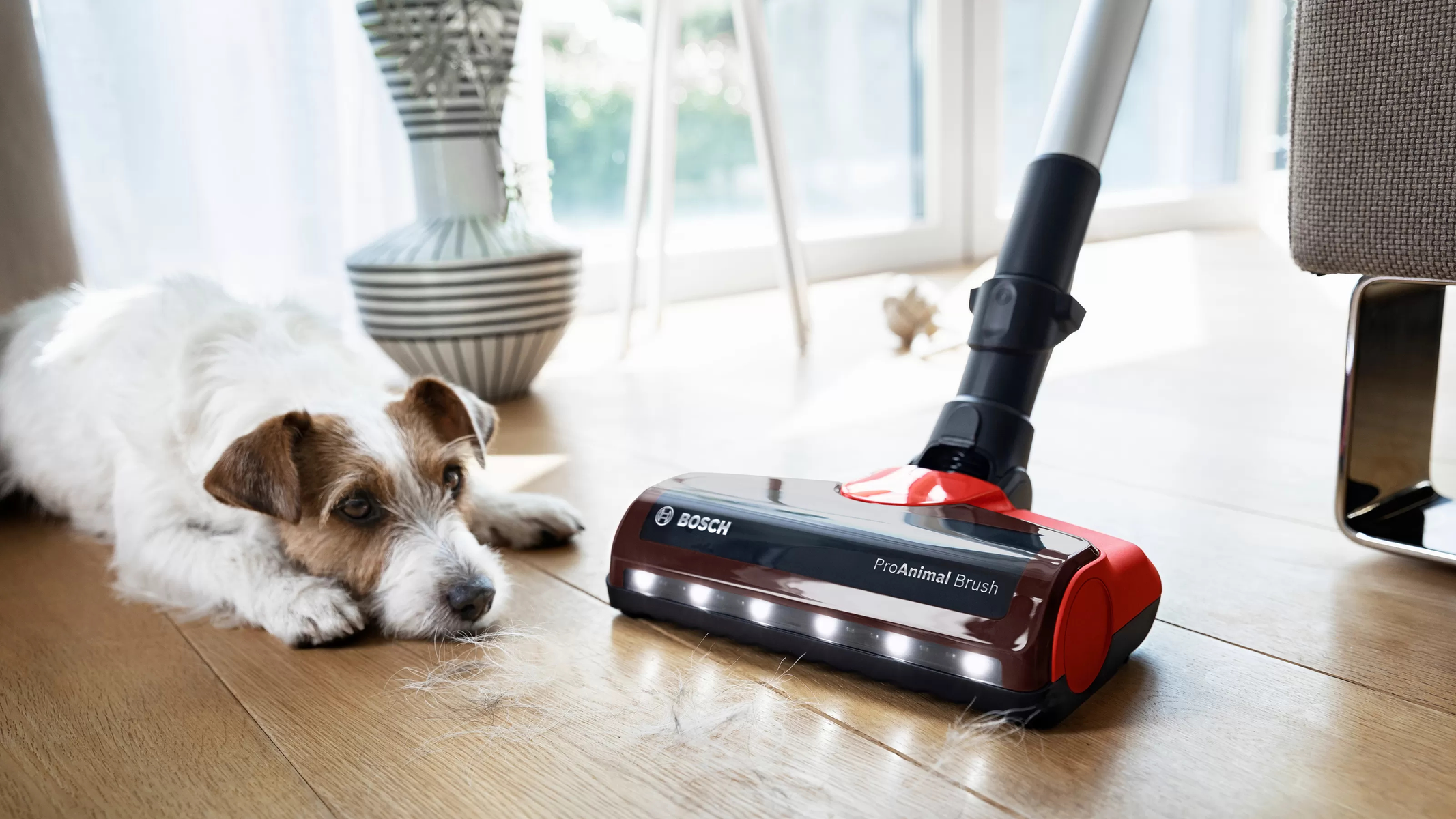 BOSCH BCS711PET Upright vacuum cleaner Red