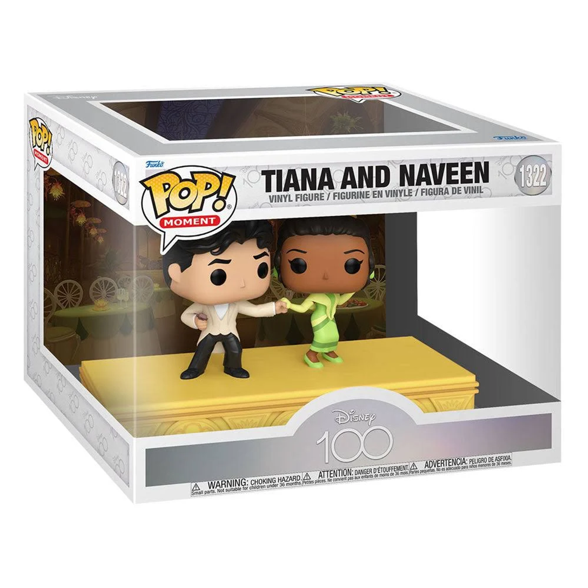 Funko Pop de Tiana y Naveen de La princesa y el sapo.