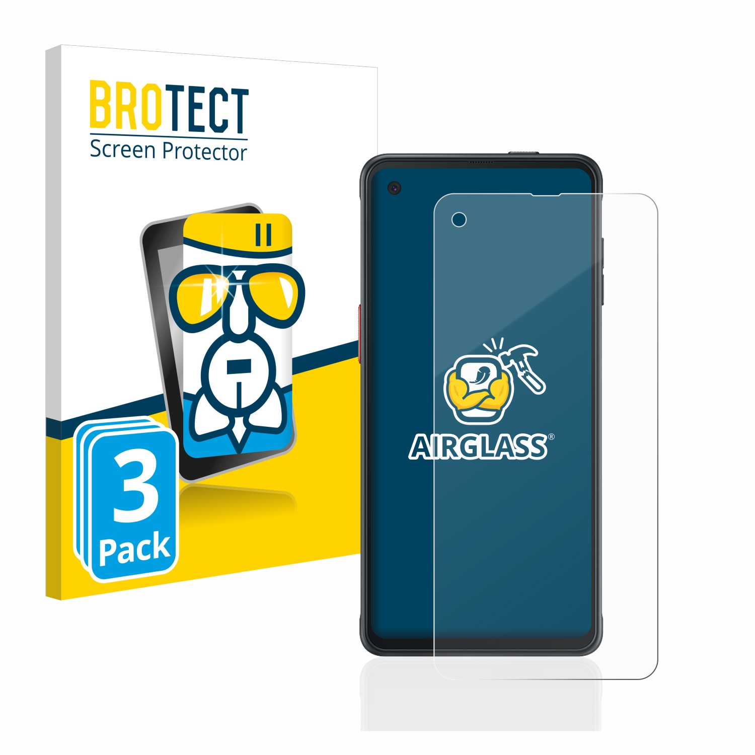 XCover Airglass Pro) Samsung Schutzfolie(für Galaxy 3x BROTECT klare