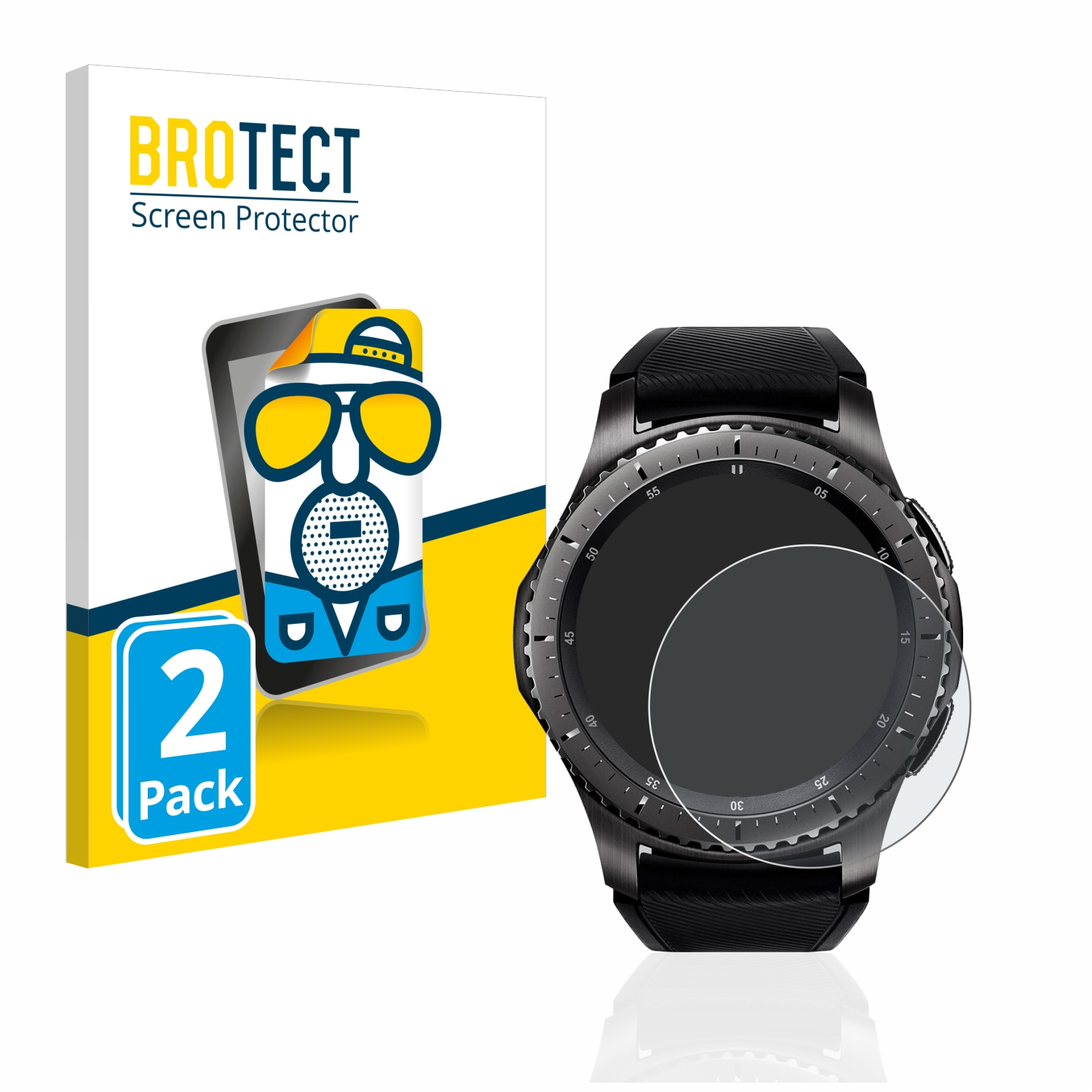 BROTECT 2x matte Schutzfolie(für Samsung Gear Frontier) S3