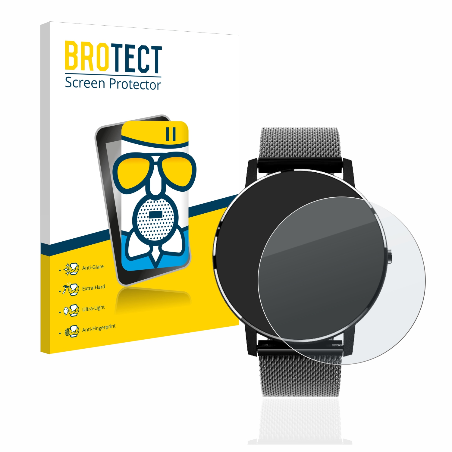 BROTECT Airglass matte Schutzfolie(für Holalei Fitness Tracker 1.3\