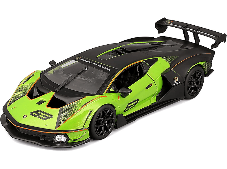 BBURAGO 18-28017 - Modellauto - Lamborghini Essenza SCV12 (grün, Maßstab 1:24) Spielzeugauto | Spielzeugautos