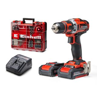 EINHELL TE-CD 18/40 Li +69 (2x2,0 Ah) Akku-Bohrschrauber-Set