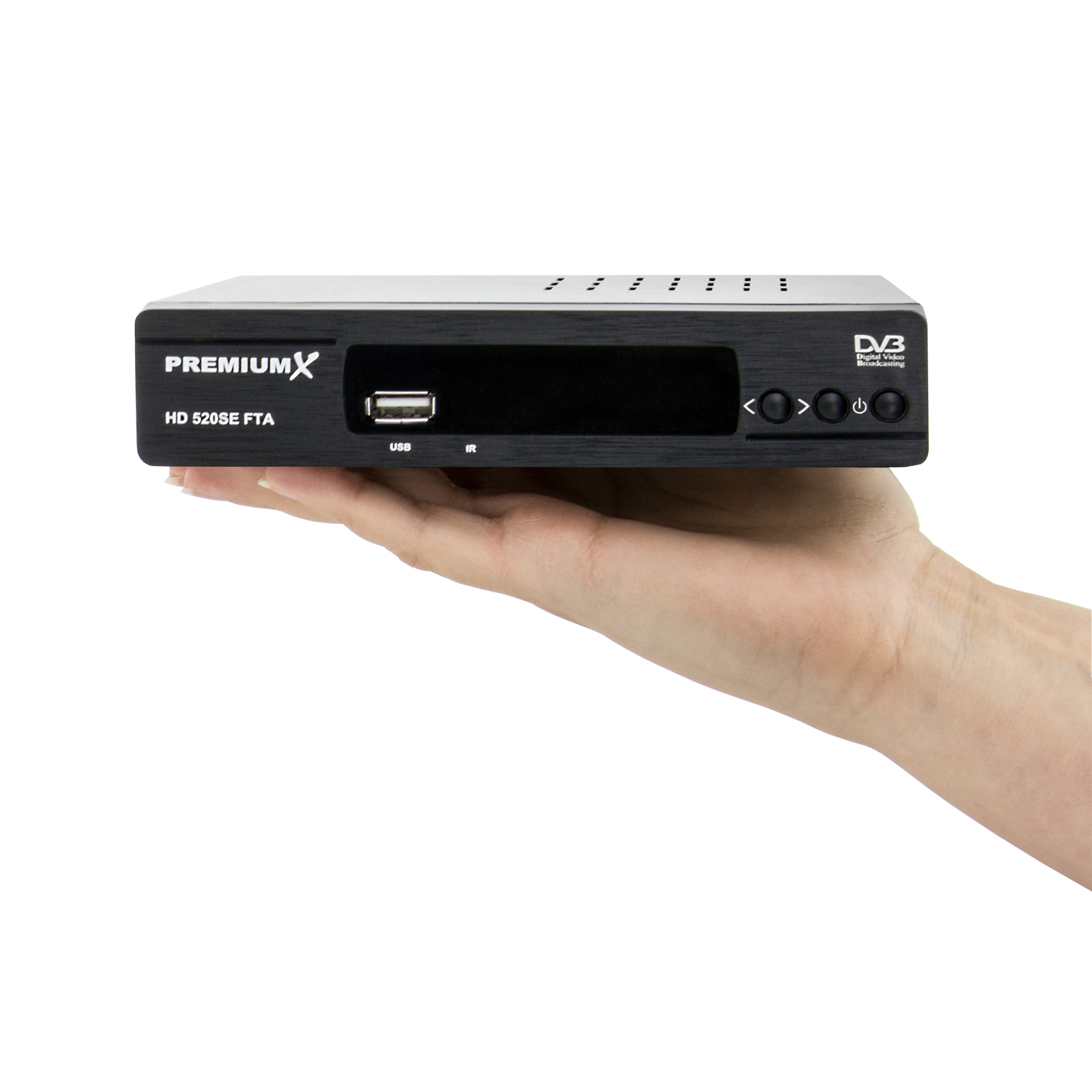 PREMIUMX (Schwarz) HD HD FTA-120815 Receiver Sat 520SE
