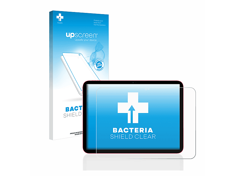 UPSCREEN antibakteriell klare Schutzfolie(für Apple iPad 10.9\