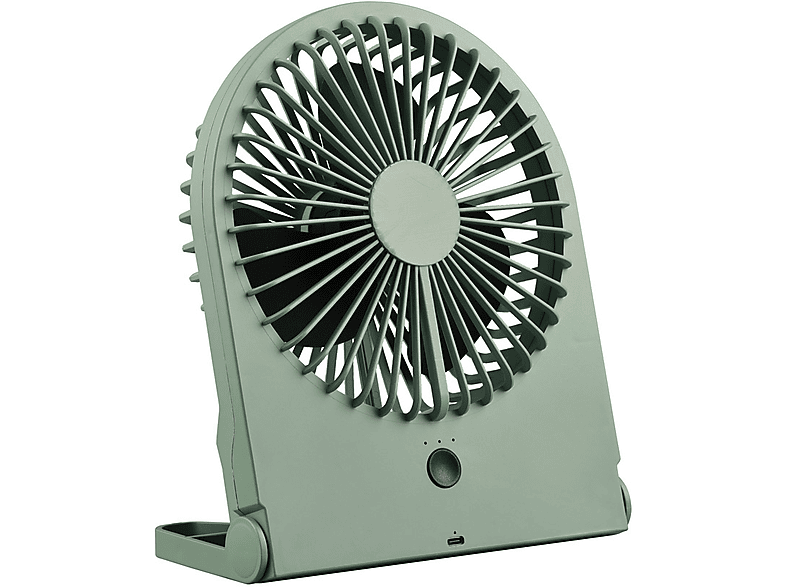 REALITY LEUCHTEN Tischventilator Grün Ø19cm Lüfter