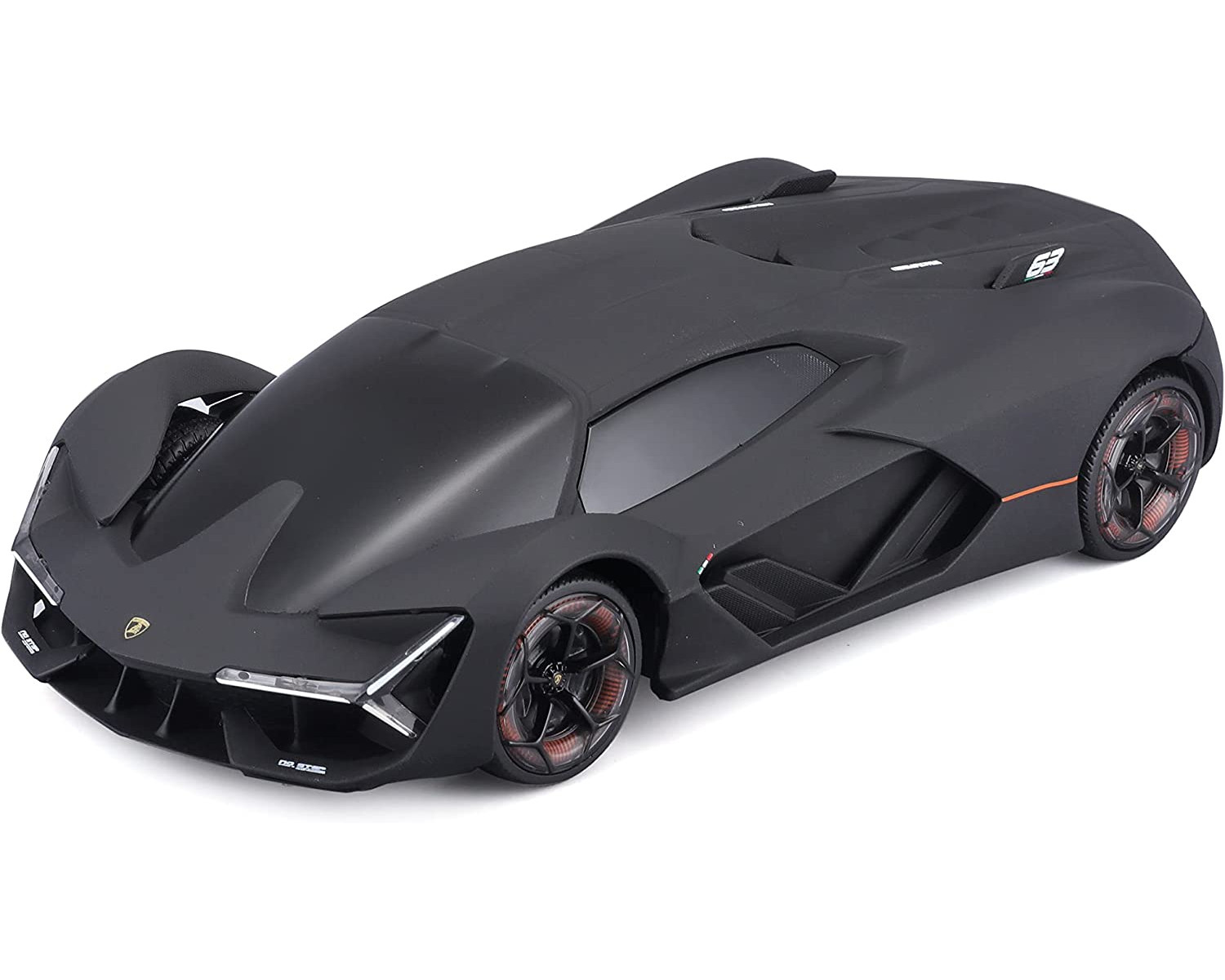 MAISTO TECH Ferngesteuertes Spielzeugauto Millennio - (matt-schwarz, Auto Maßstab Lamborghini 1:24) Terzo