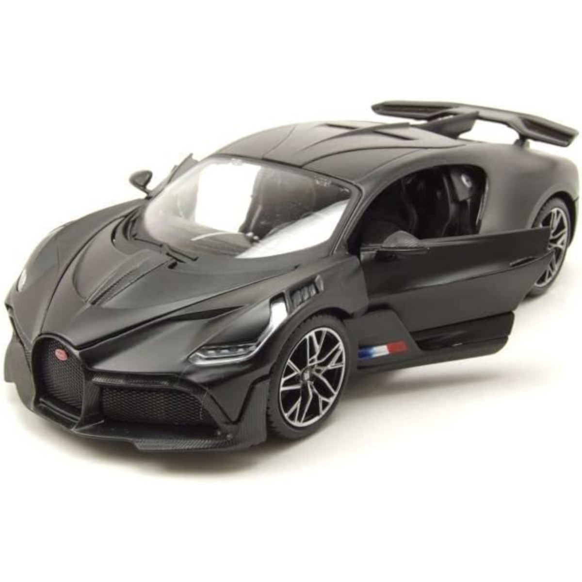 Maßstab - Modellauto Bugatti 1:24) MAISTO Divo - (matt-schwarz, 31526M Spielzeugauto