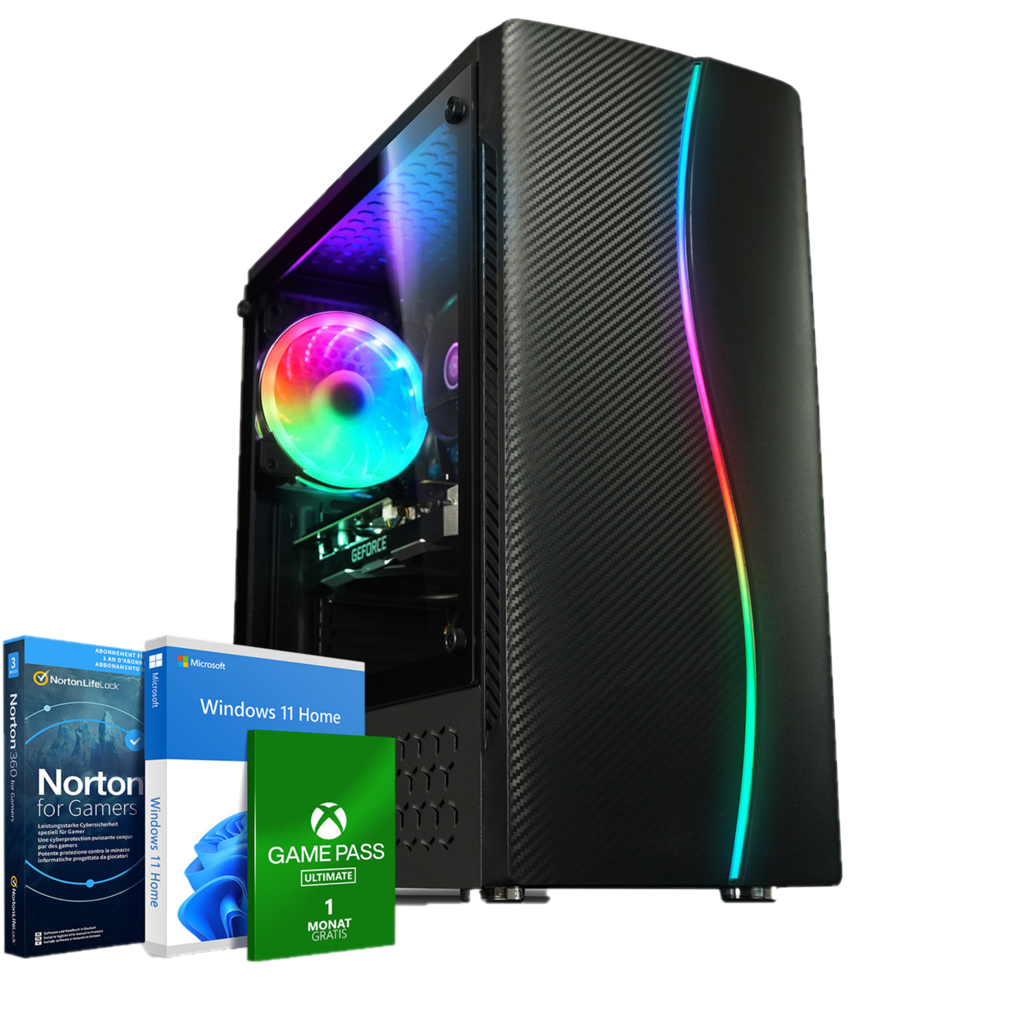 Ryzen™ TB Home, Prozessor, 11 mit Windows 5 1 AMD SSD, RAM, 32 AMD Taipan GB 12 GB 3060, Gaming PC Ryzen GeForce 5500, KIEBEL RTX™ 5 NVIDIA