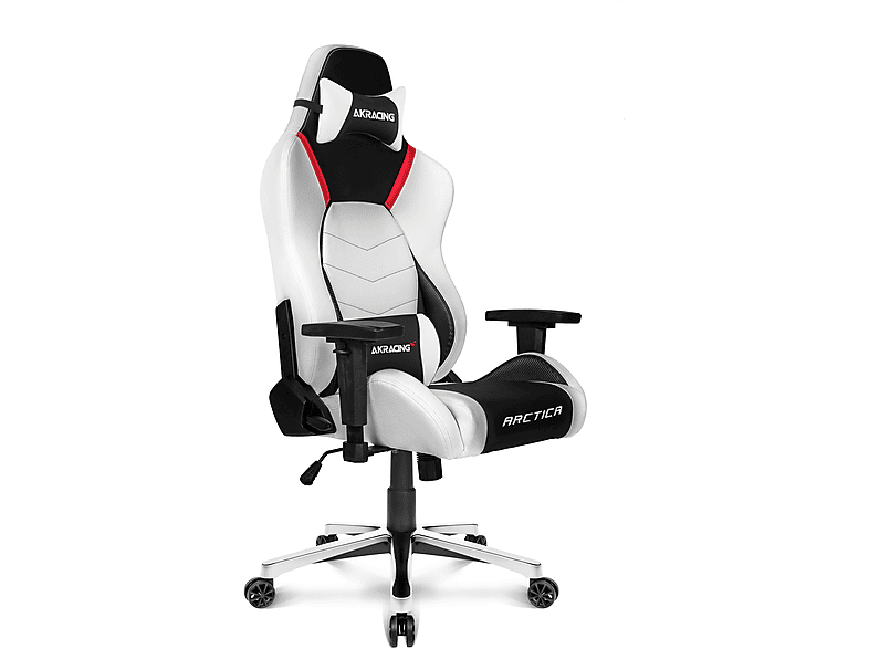 AKRACING Premium Arctica Gamingstuhl, weiß/schwarz/rot | Gaming Stühle
