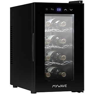 Vinoteca libre instalación - MYWAVE MWWT-8B, 8 botellas, Negro