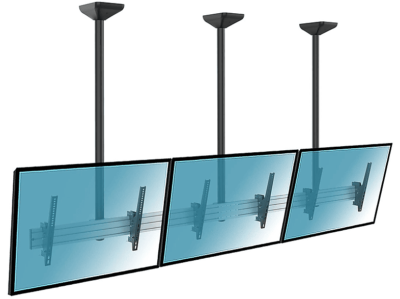 Soporte TV inclinable - KIMEX 031-4300K3  Soporte de techo Menú Board 3 pantallas 45"-50"