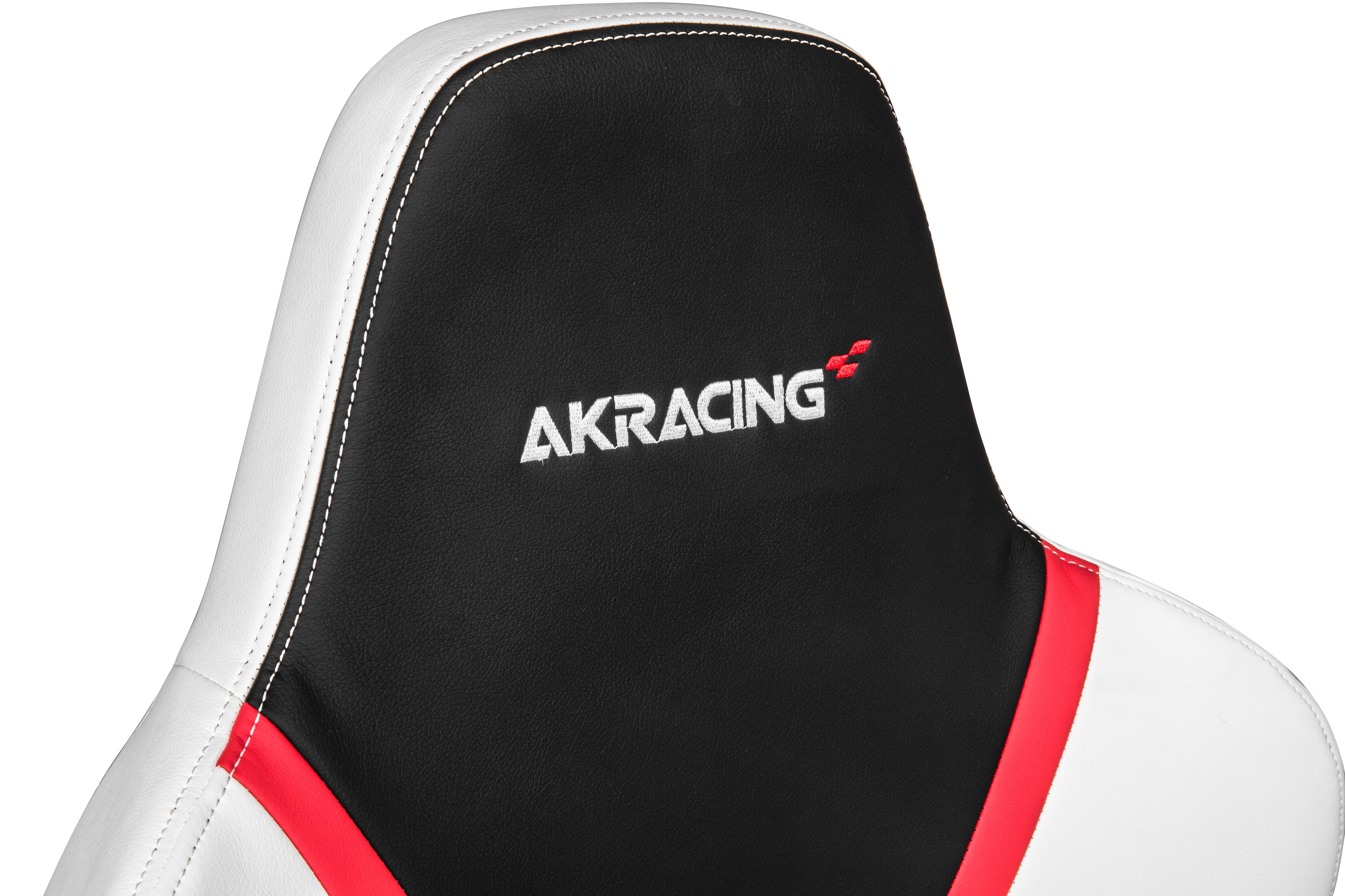 AKRACING Premium Arctica Gamingstuhl, weiß/schwarz/rot