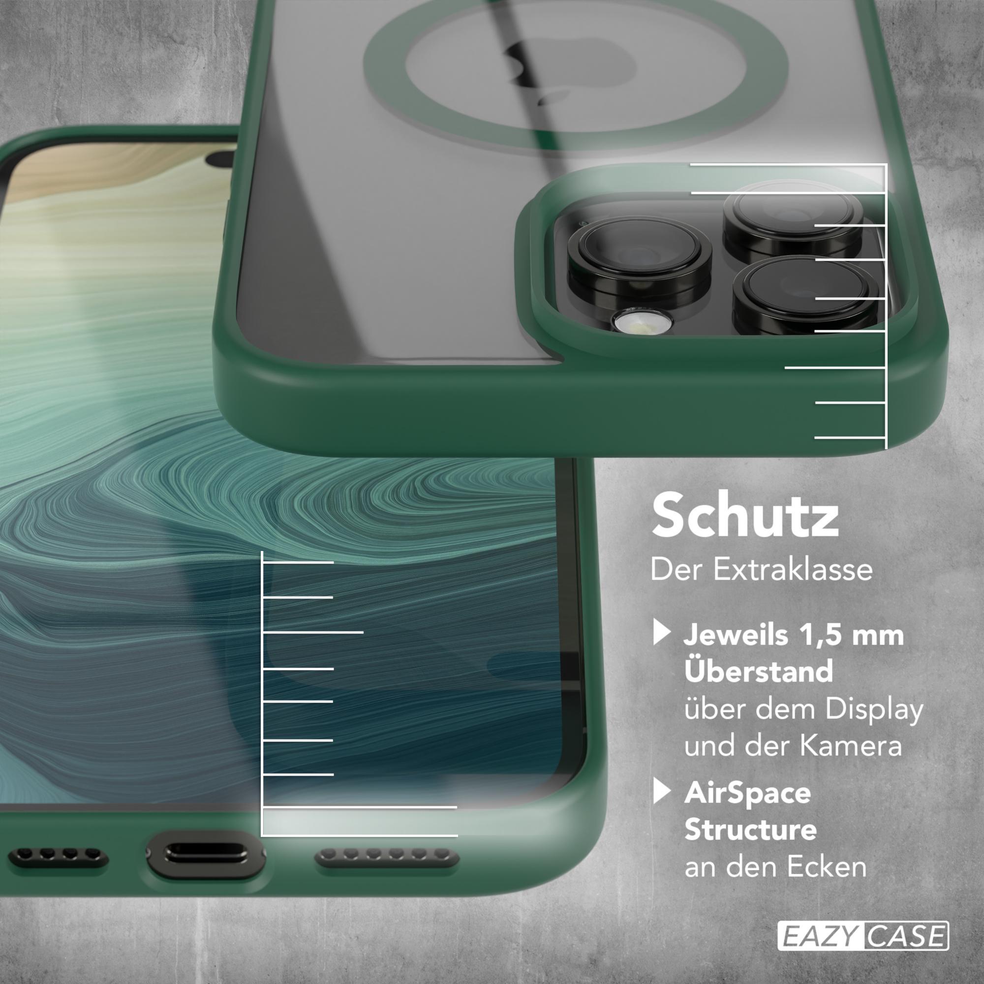 EAZY CASE Clear Cover iPhone Max, MagSafe, 14 Apple, Nachtgrün Pro Bumper, mit