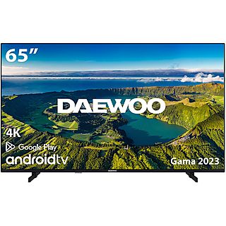 TV LED 65" - DAEWOO 65DM72UA, UHD 4K, Negro