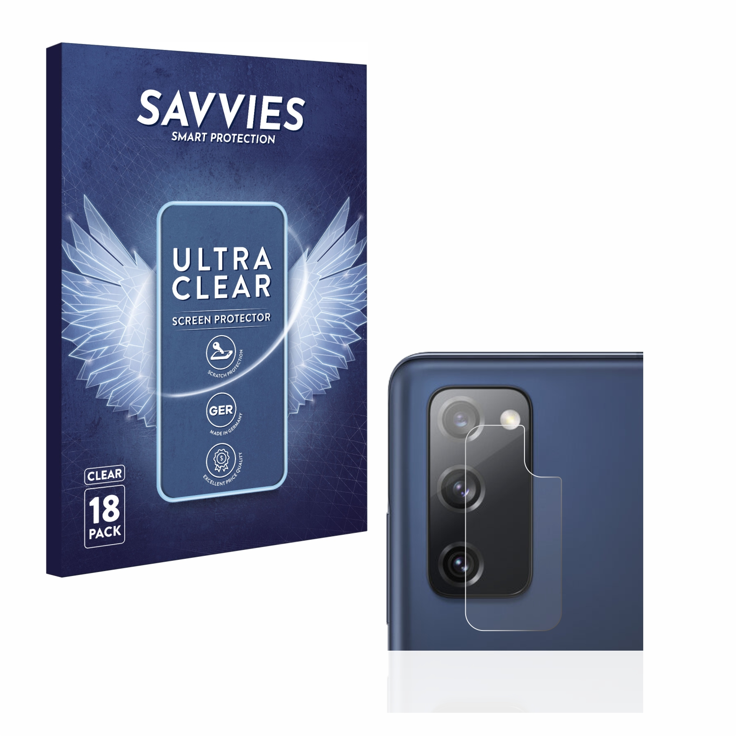 SAVVIES Schutzfolie(für Galaxy Samsung S20 18x FE) klare