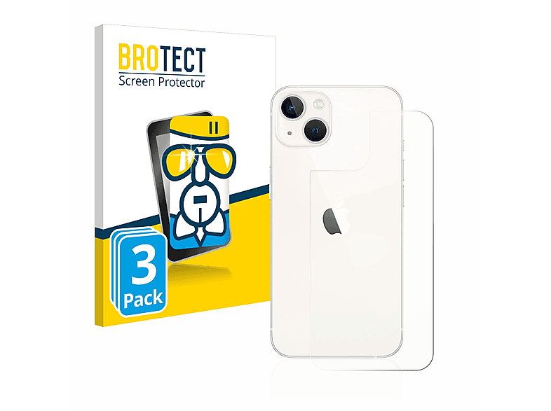 Airglass Apple iPhone 13) 3x klare BROTECT Schutzfolie(für