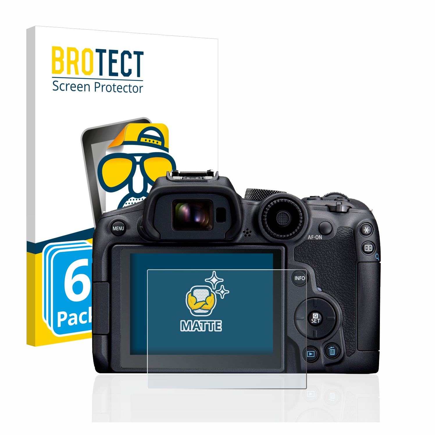 BROTECT 6x matte Canon EOS R7) Schutzfolie(für