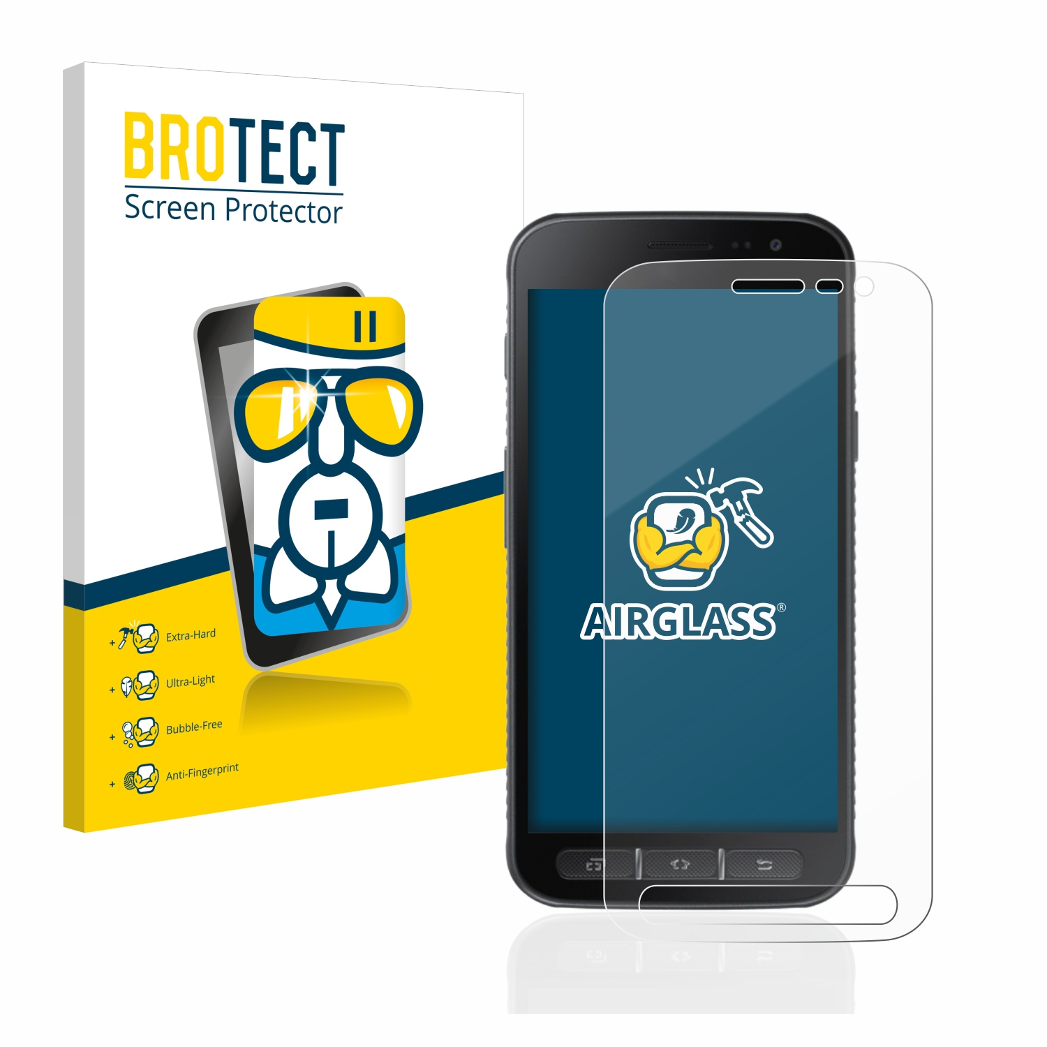 BROTECT Airglass klare Schutzfolie(für Xcover Samsung 4s) Galaxy