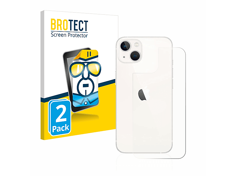 BROTECT 2x klare Schutzfolie(für Apple 13) iPhone