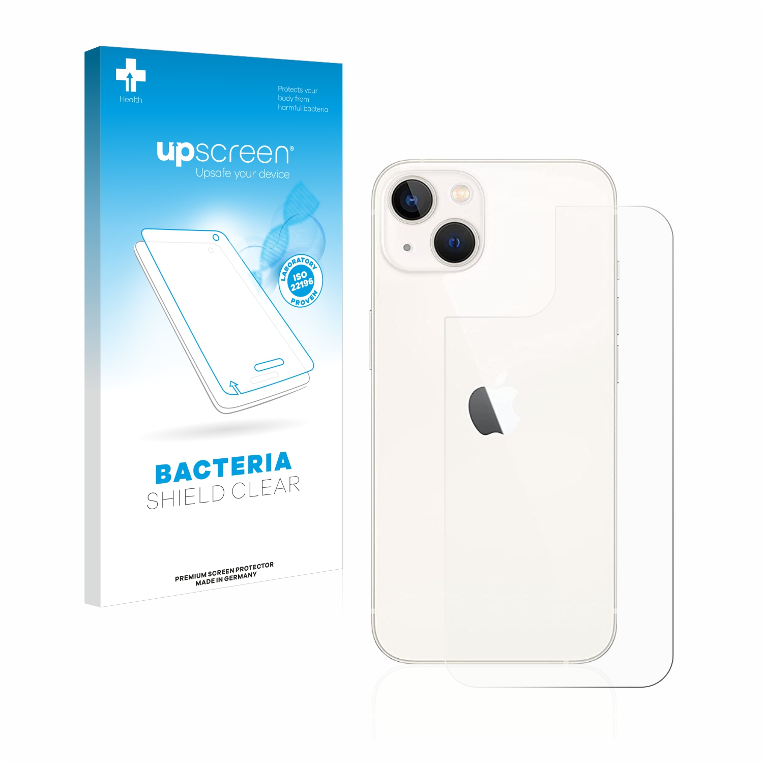UPSCREEN antibakteriell klare iPhone Schutzfolie(für 13) Apple