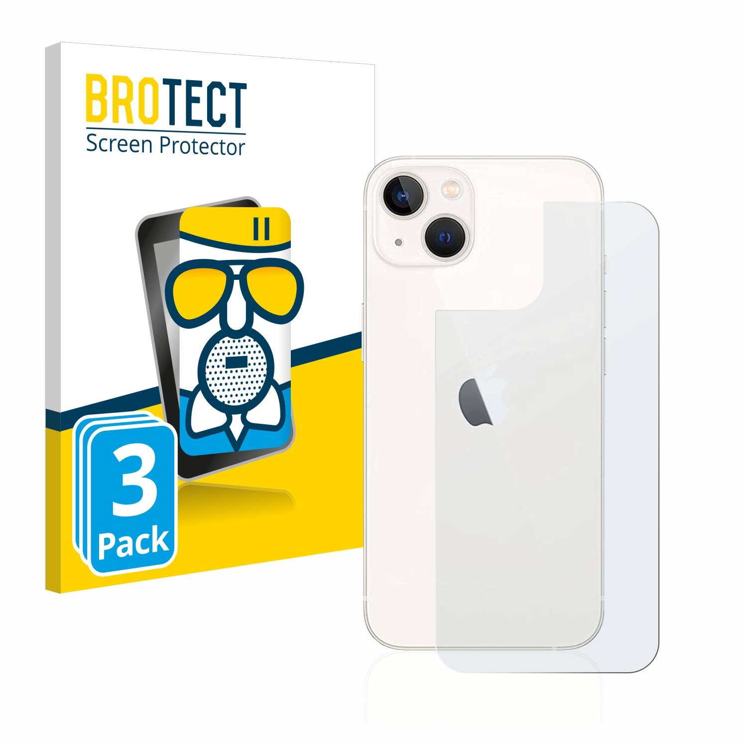 13) iPhone Airglass Apple Schutzfolie(für 3x BROTECT matte