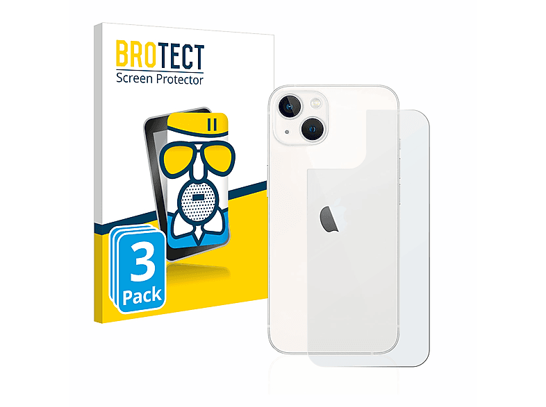 BROTECT 3x Airglass matte Schutzfolie(für Apple iPhone 13)