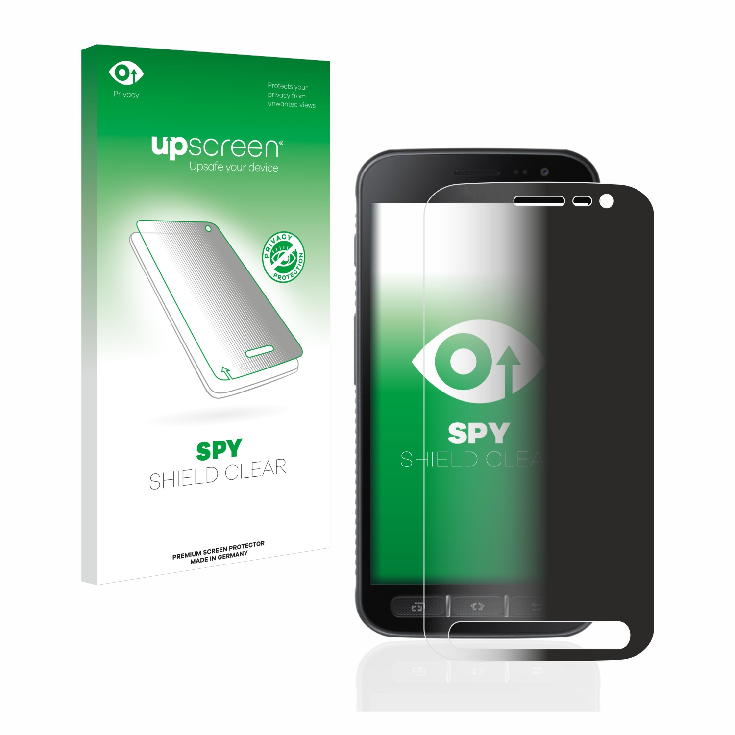 UPSCREEN Anti-Spy Schutzfolie(für Samsung Galaxy Xcover 4s)