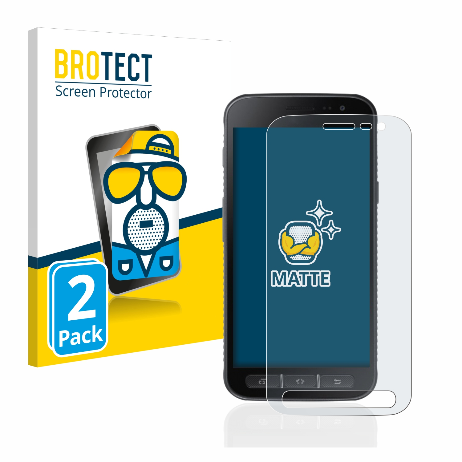 Galaxy matte 4s) BROTECT Samsung Schutzfolie(für Xcover 2x