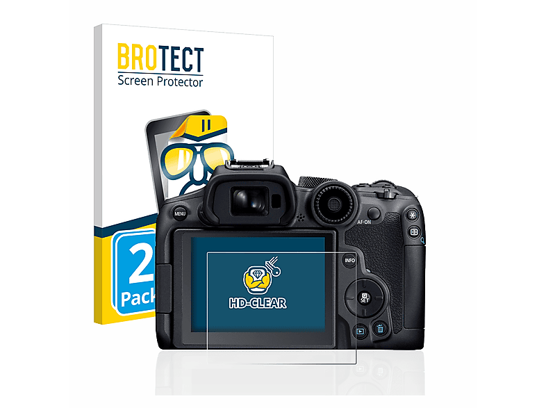 BROTECT 2x klare Schutzfolie(für Canon EOS R7)
