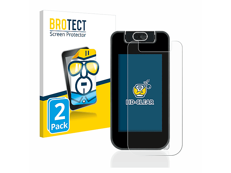 BROTECT 2x klare Schutzfolie(für Vtech Kidicom Advance 3.0)