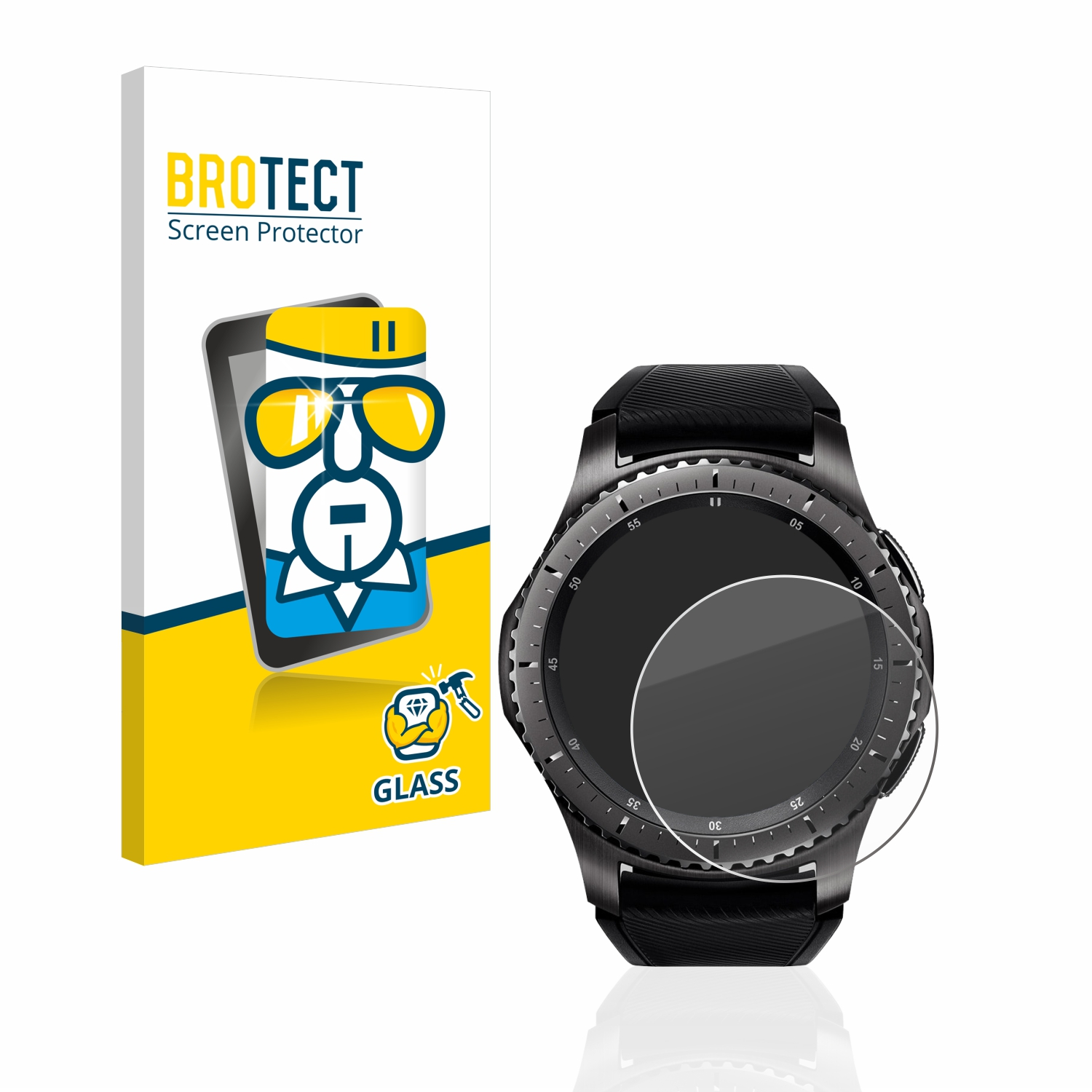 BROTECT 9H Gear Samsung klares S3 Schutzglas(für Frontier)